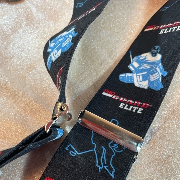 Pro Guard Elite HOCKEY SUSPENDERS Logo straps - Picture 5 of 7